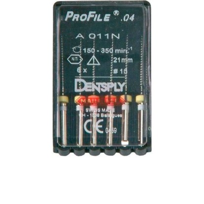 ПроФайл / ProFile 04 №15, 21мм, (6шт), Dentsply / США